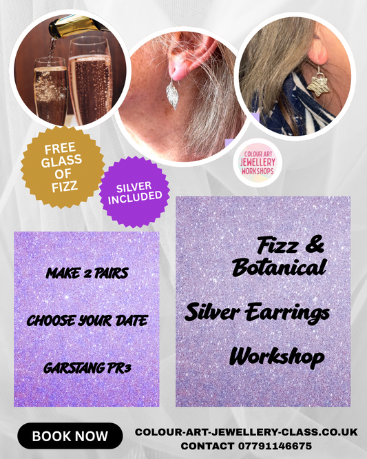 Fizz & Botanical Silver Earrings Workshop 🌿