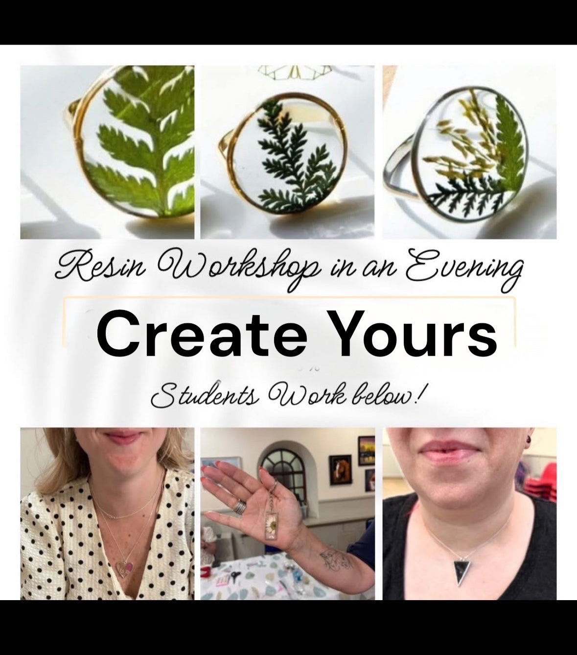 💕🌸Spring Silver & Resin Course & Workshop Dates 🌸💕