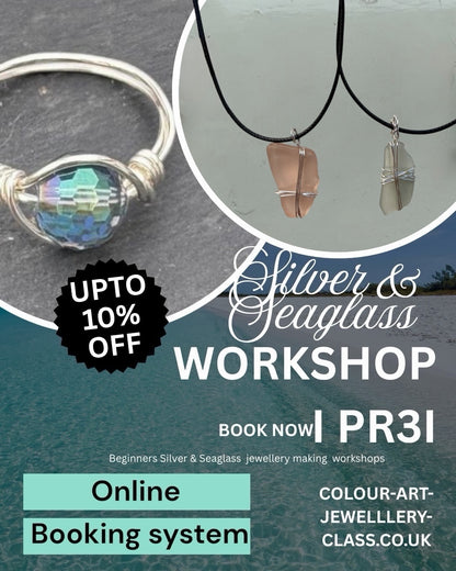 🩶 Silver & Seaglass Workshop @ Garstang - Online Booking system