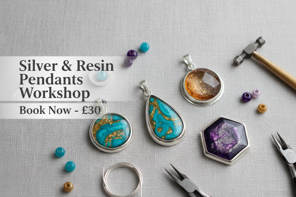 Beginners Silver & Resin Pendants Workshop