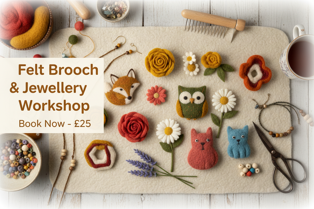 Felt Brooch & Jewellery Workshop