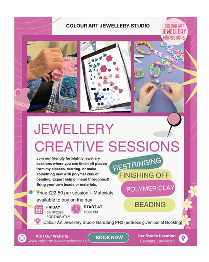 Jewellery Creative Sessions — Fortnightly Fridays from 9th October