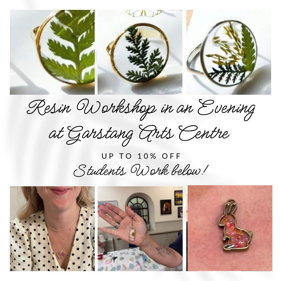 Botanical Resin Jewellery Workshop - Book Your Session