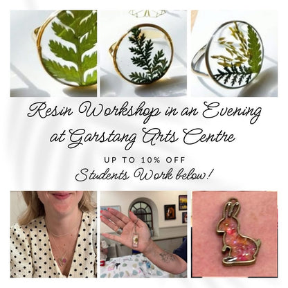 Silver & Resin Jewellery Workshops Garstang PR3🌸