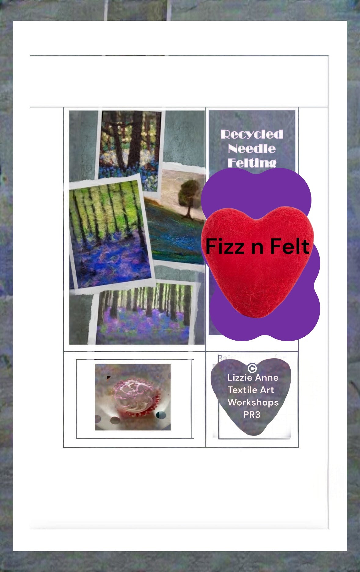 Beginners Fizz n Felting GARSTANG Bluebell Wood