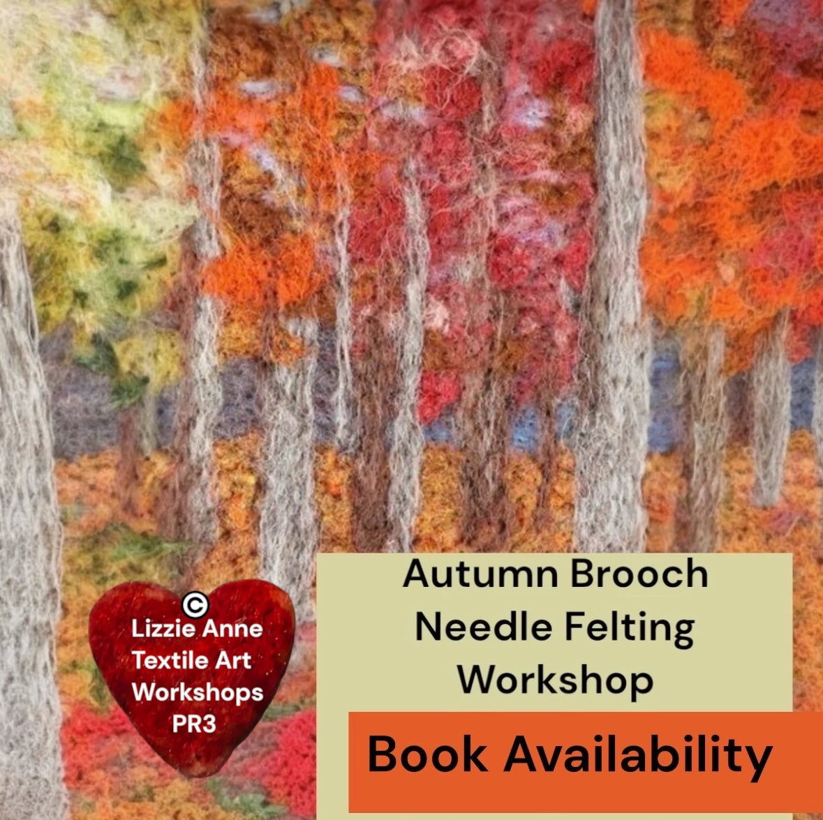 Autumn needle felting additional workshop. With other extra dates ❤️