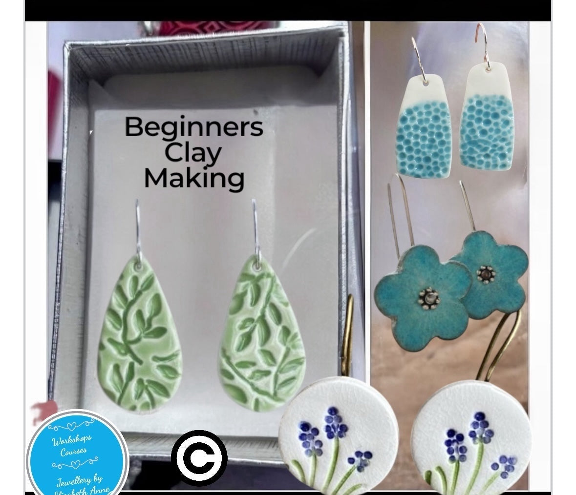 🍾Fizz and Beginners Botanical Flora Clay Making Workshop🍾