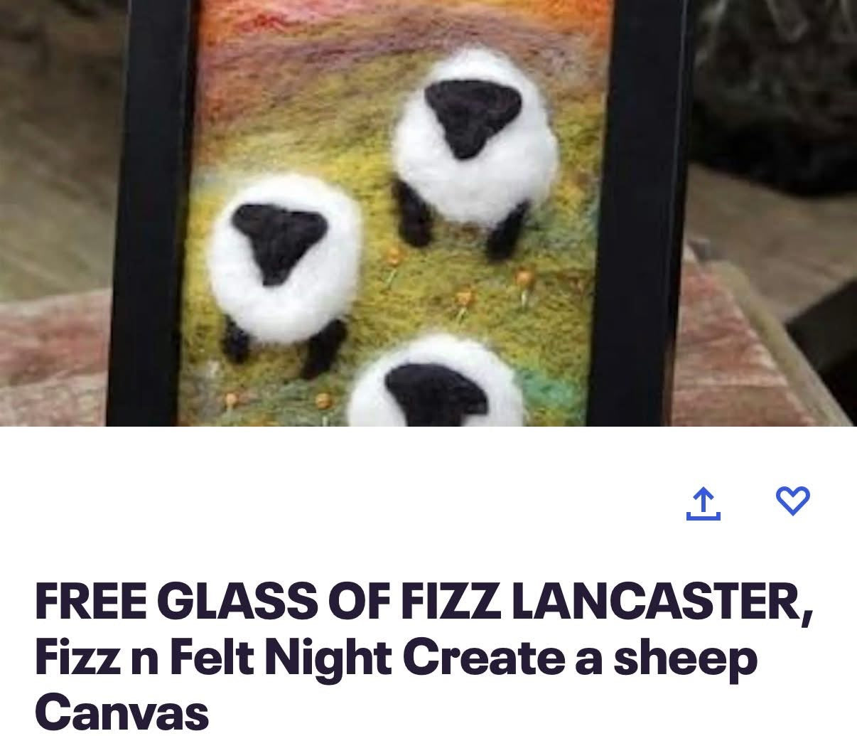 Fizz n Felt-Lancaster The Borough -FREE Glass of Fizz