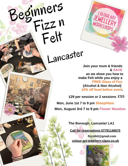 🍾🍾Fizz n Felt-Lancaster-FREE Glass of Fizz