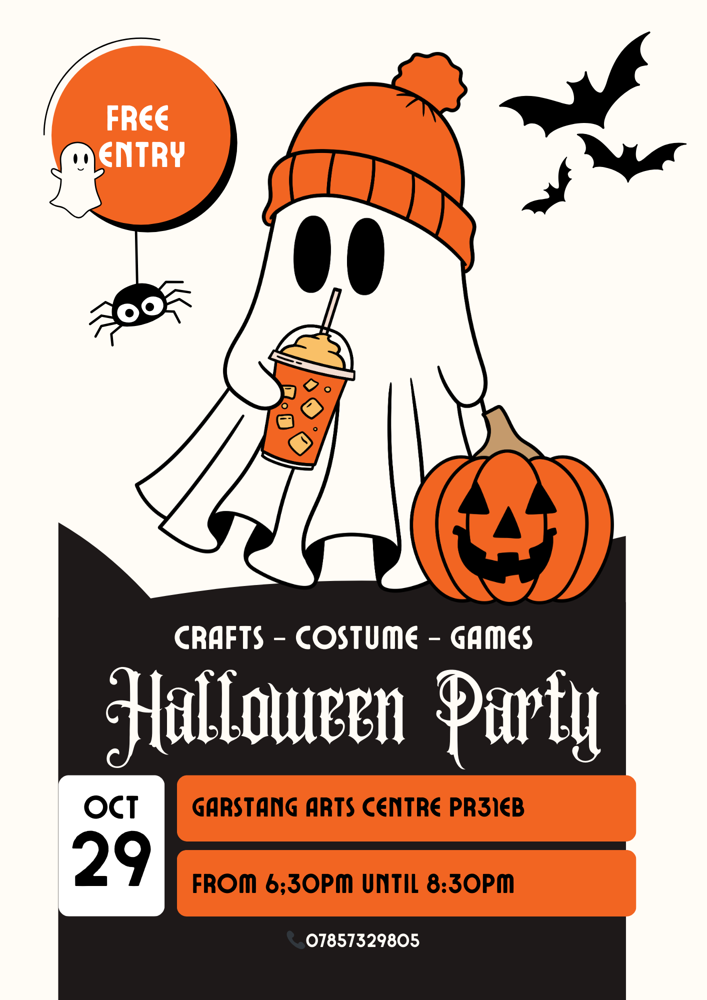 Halloween extravaganza make  Choose your day date and time in the link