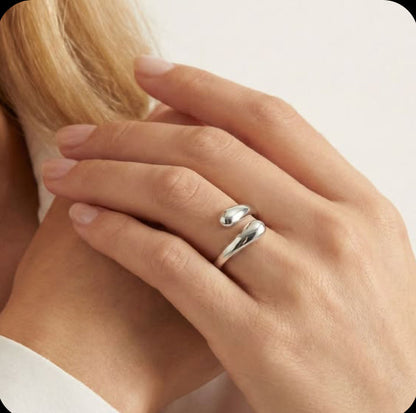 Bespoke Sterling Silver Wrap Ring — Made to Order, Garstang PR3