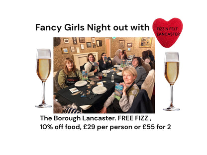 Fizz n Felt-Lancaster The Borough -FREE Glass of Fizz