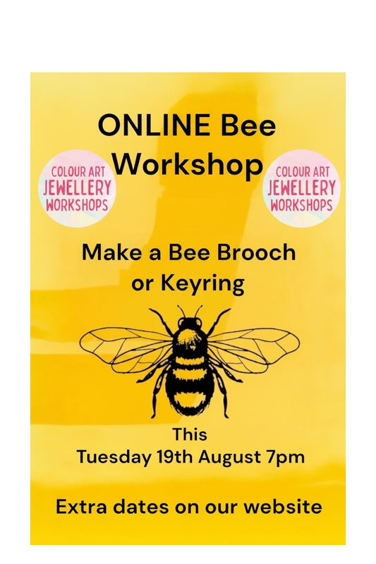 🐝 Online Bee Workshop — Tuesday 18th August 7pm | Make a Bee Brooch or Keyring