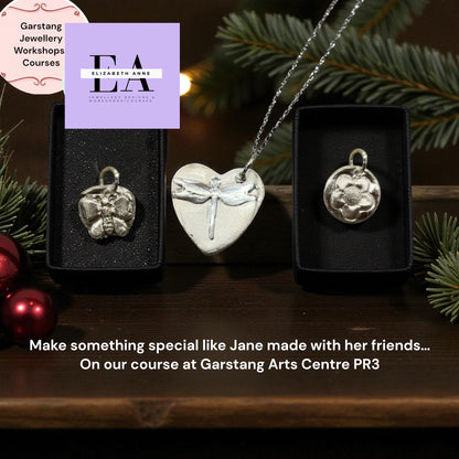 5 x monthly Wednesday Join our mindfulness Beginners Silver Jewellery Course