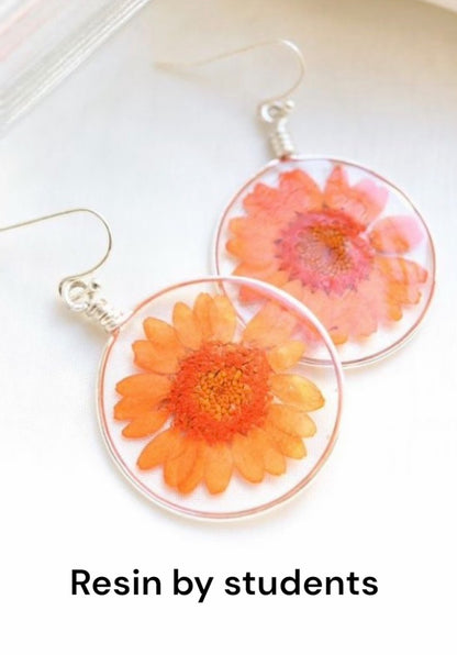 Halloween Silver & Resin Flower Workshop — Saturday 31st October