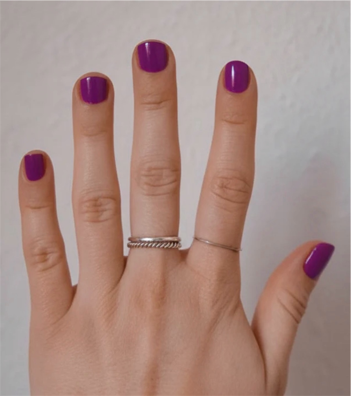 Finished Silver Stacking Skinny Rings, Garstang PR3