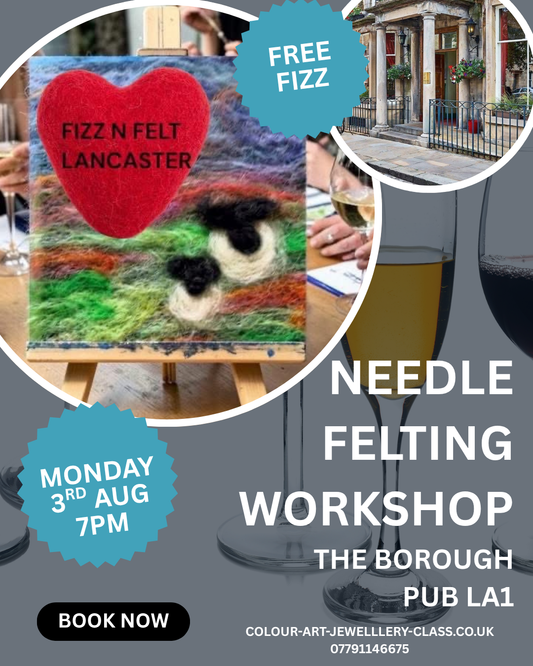*Fizz n Felt Beginners Needle felted Sheep in Lake District, The Borough Pub Lancaster