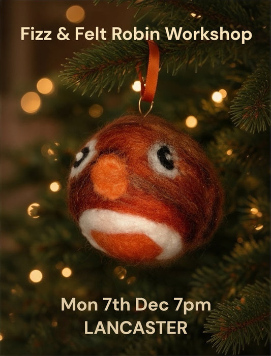 Fizz & Felt Robin Workshop – Lancaster – 7 December